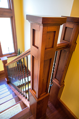 Custom arts and crafts details in a Custom Crested Butte South Home